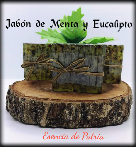 Jabón de Alcanfor, Eucalipto y Menta