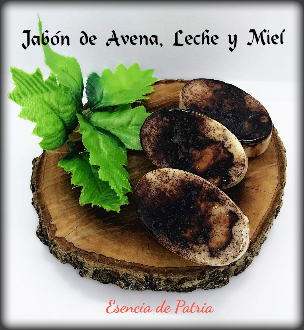 Jabón Avena, leche y miel